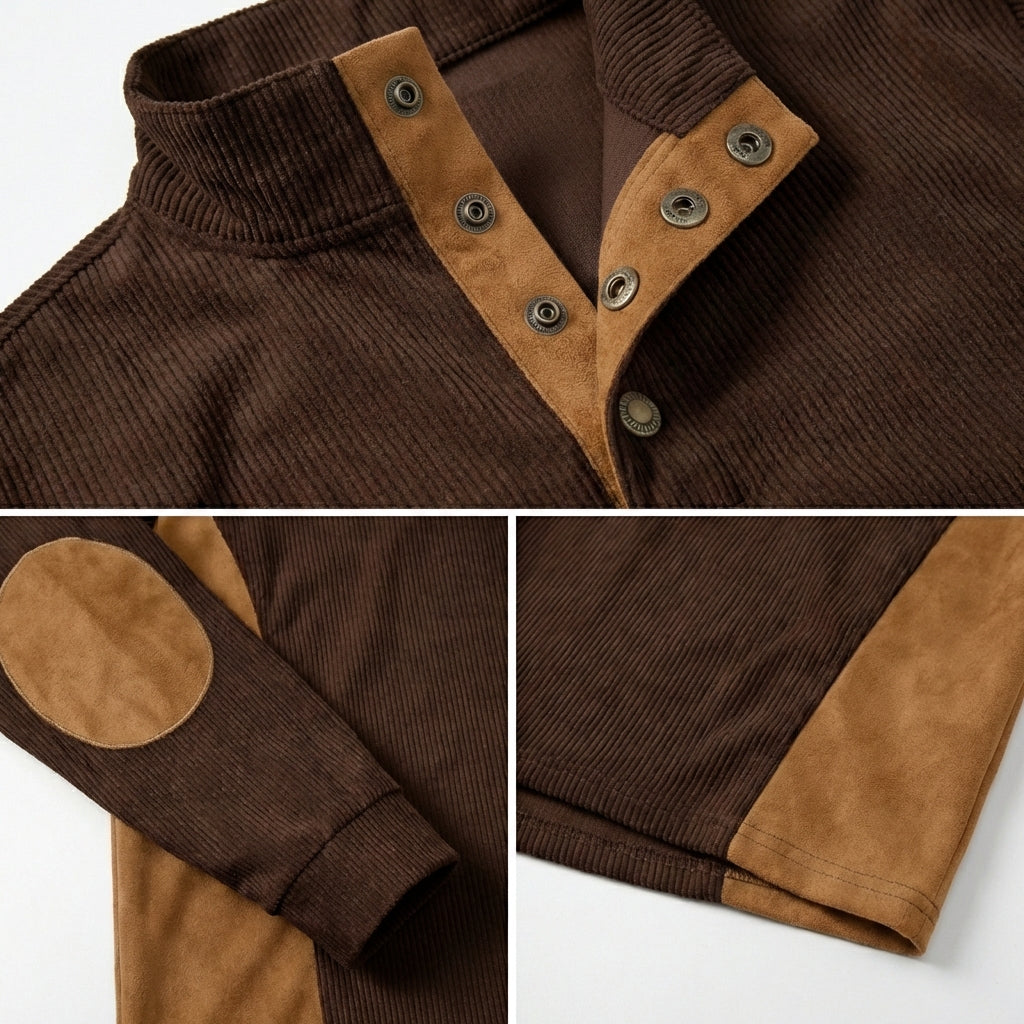 Calvino Contrast Quarter Snap