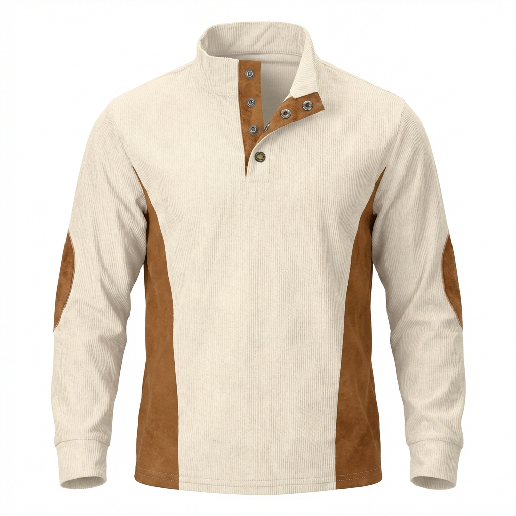 Calvino Contrast Quarter Snap