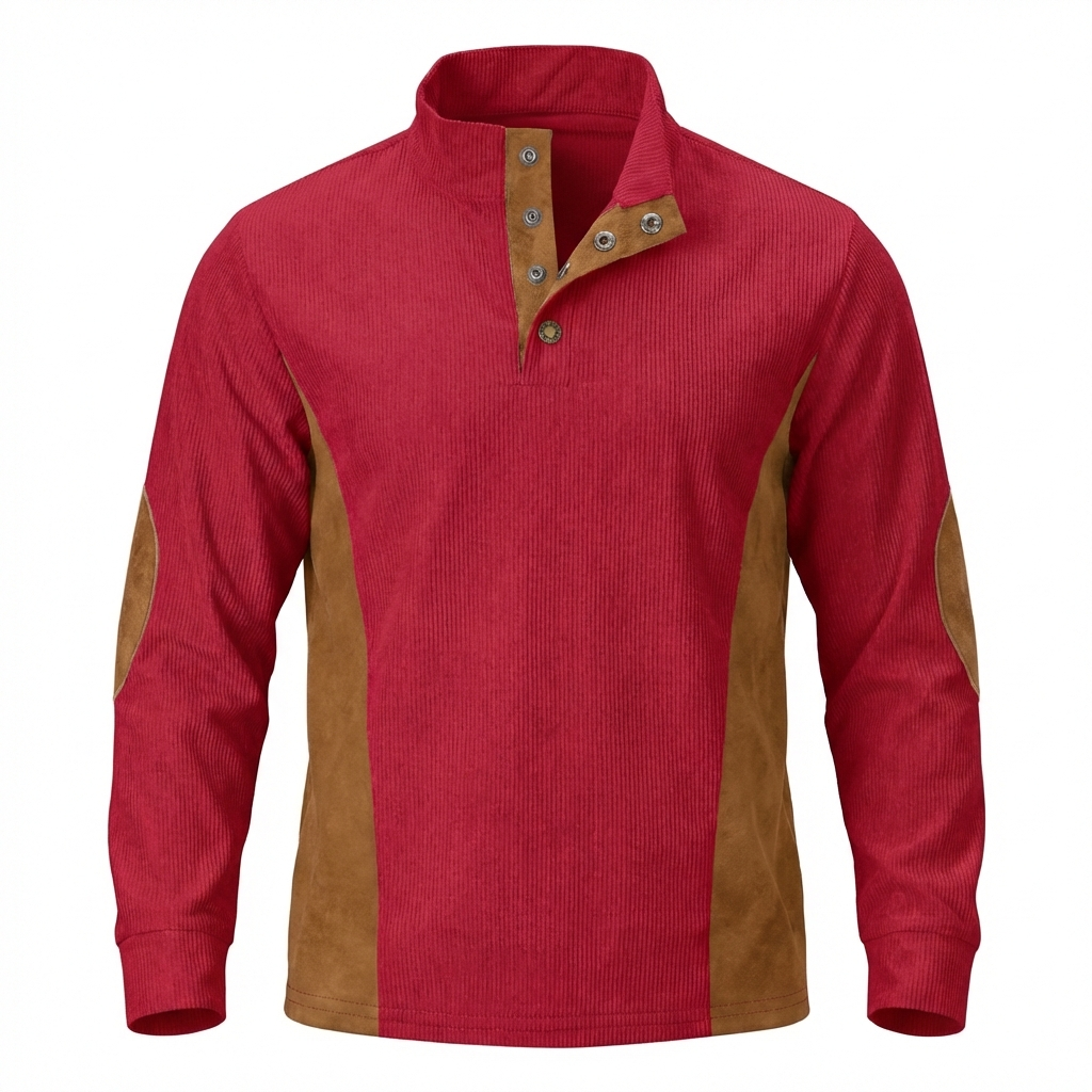 Calvino Contrast Quarter Snap