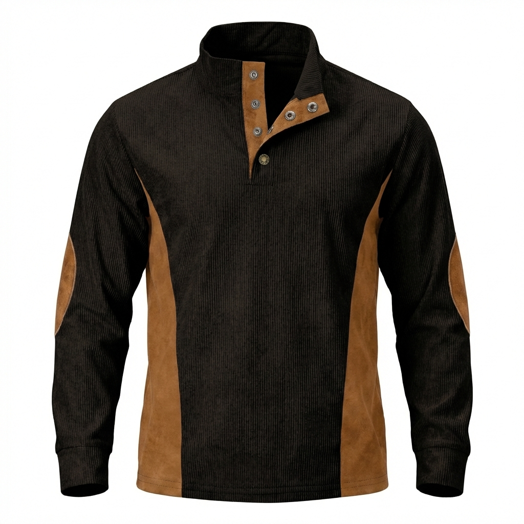 Calvino Contrast Quarter Snap