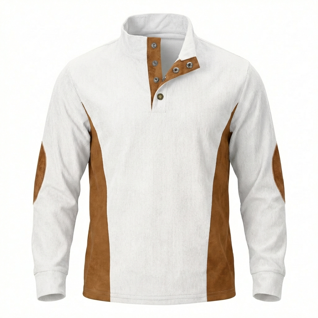 Calvino Contrast Quarter Snap