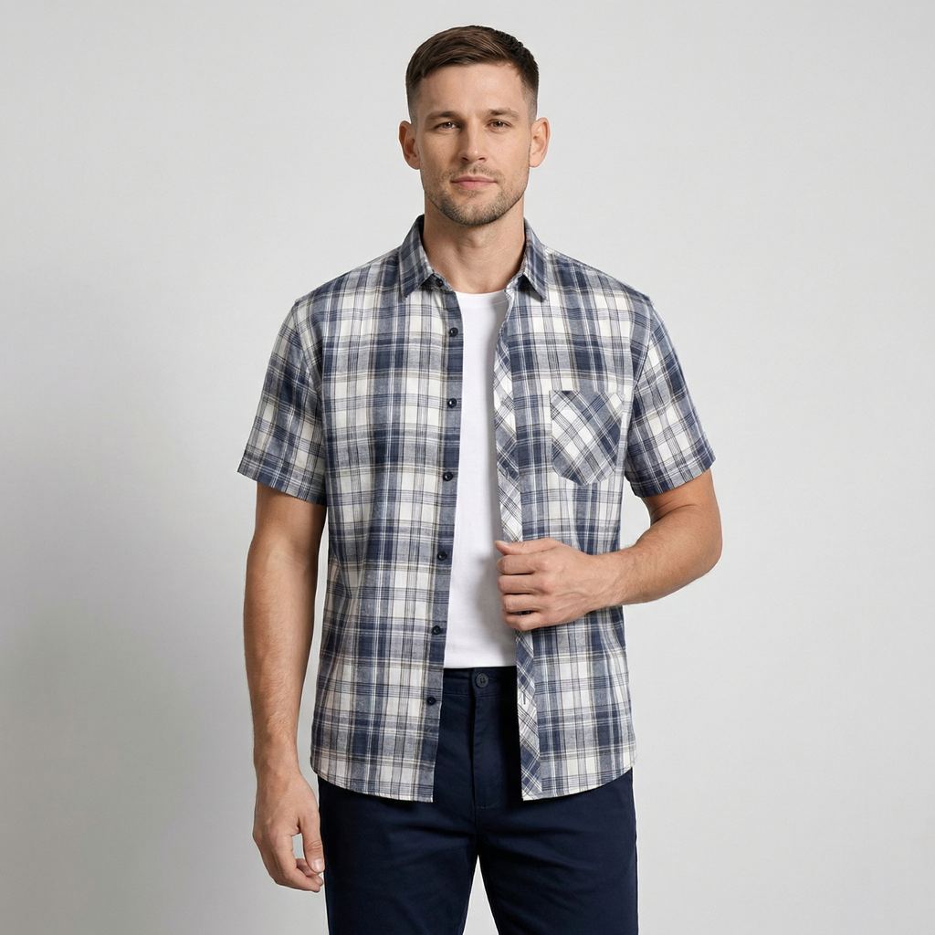 Cesare Relaxed Check Shirt