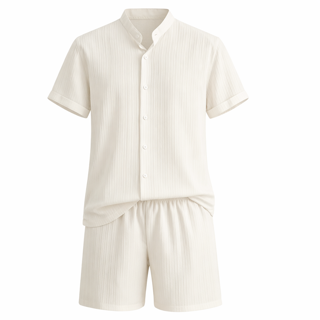 Loria Striped Waffle Set