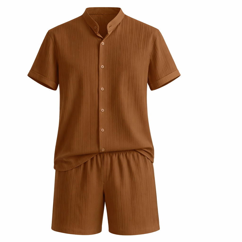 Loria Striped Waffle Set