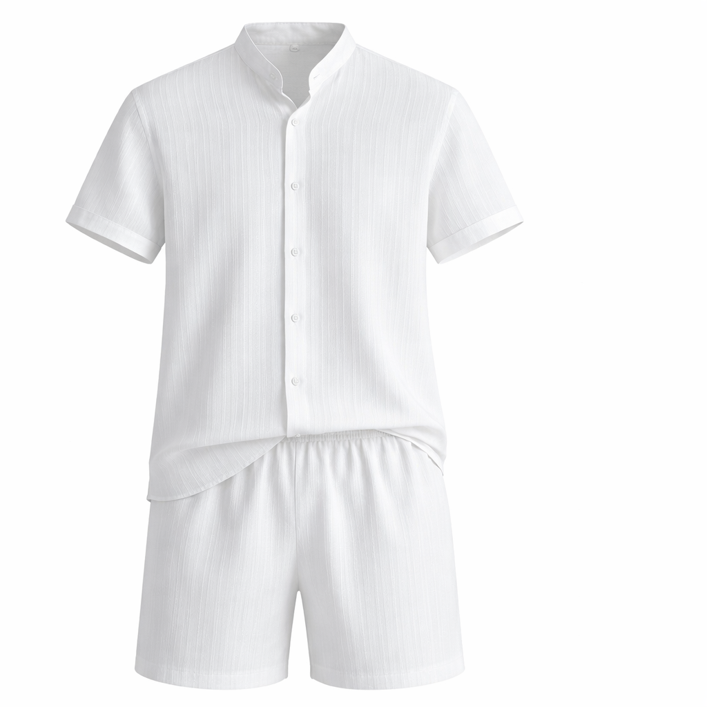 Loria Striped Waffle Set