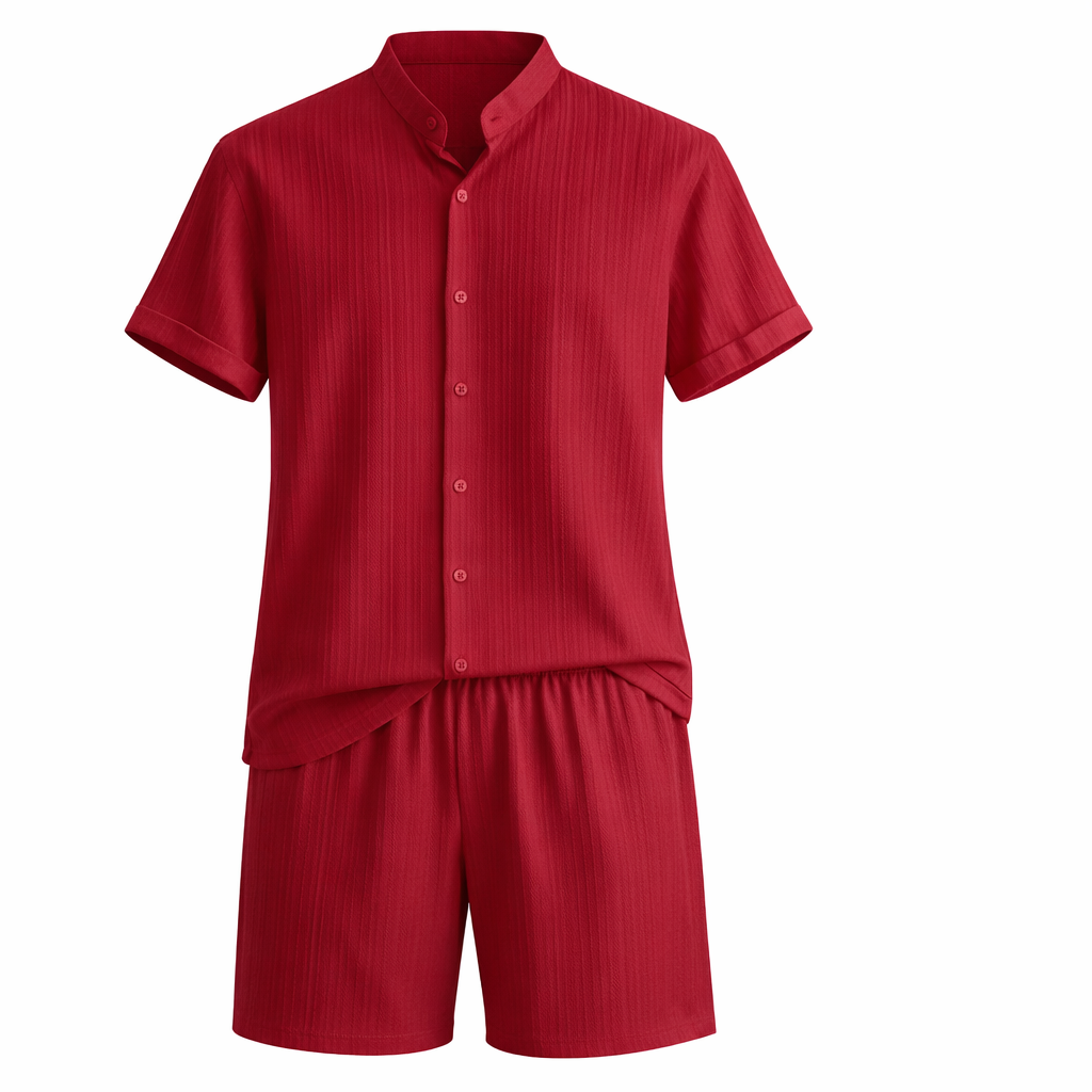 Loria Striped Waffle Set