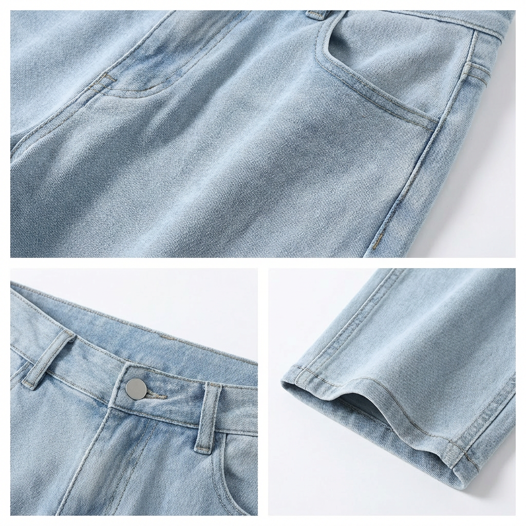 Citta Sant Angelo Wash Wide Leg Jeans