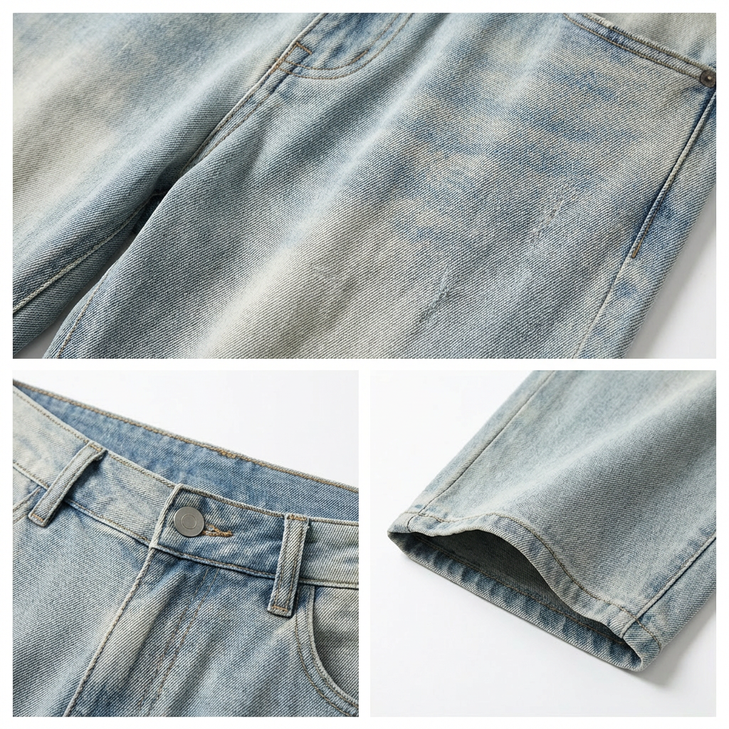 Citta Sant Angelo Wash Wide Leg Jeans