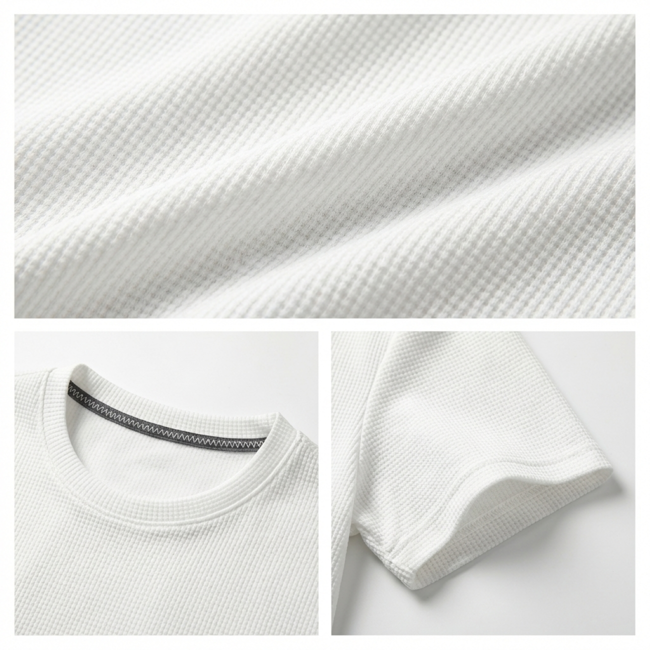 Como Waffle Panel Tee