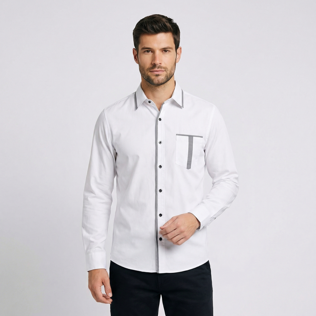 Conegliano Button Up Long Sleeve Shirt