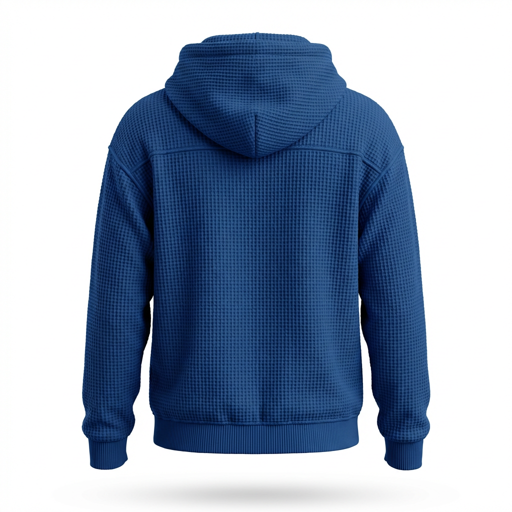 Fano Waffle Knit Half-Zip Hoodie