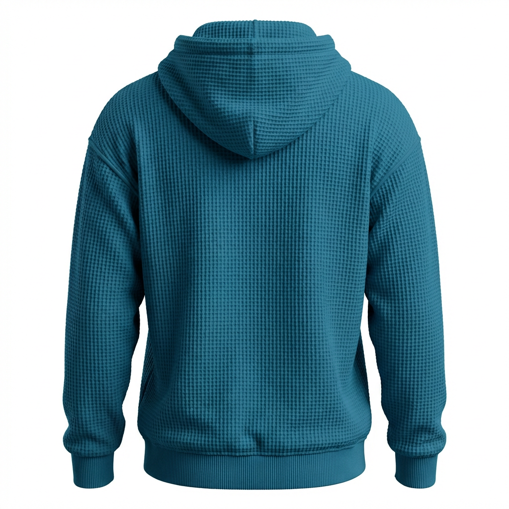 Fano Waffle Knit Half-Zip Hoodie