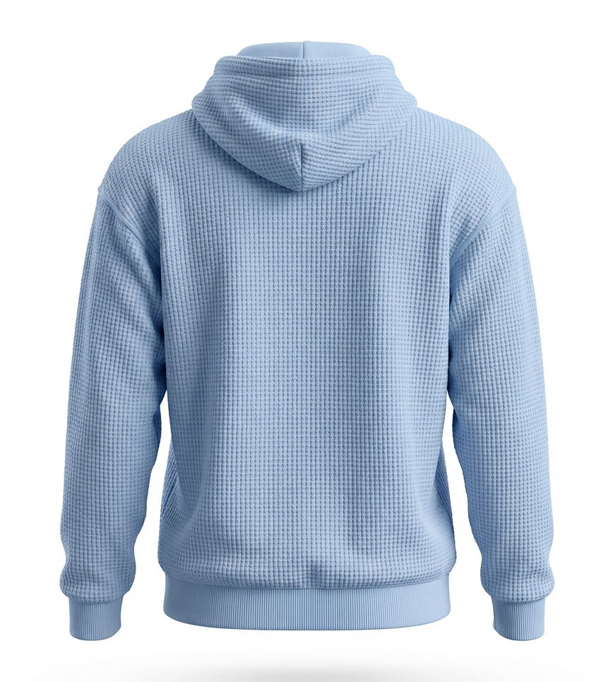 Fano Waffle Knit Half-Zip Hoodie