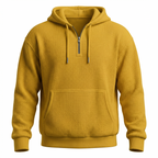 Fano Waffle Knit Half-Zip Hoodie