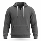 Fano Waffle Knit Half-Zip Hoodie