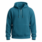 Fano Waffle Knit Half-Zip Hoodie