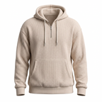 Fano Waffle Knit Half-Zip Hoodie