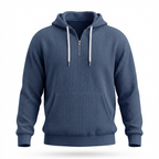 Fano Waffle Knit Half-Zip Hoodie