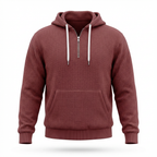 Fano Waffle Knit Half-Zip Hoodie