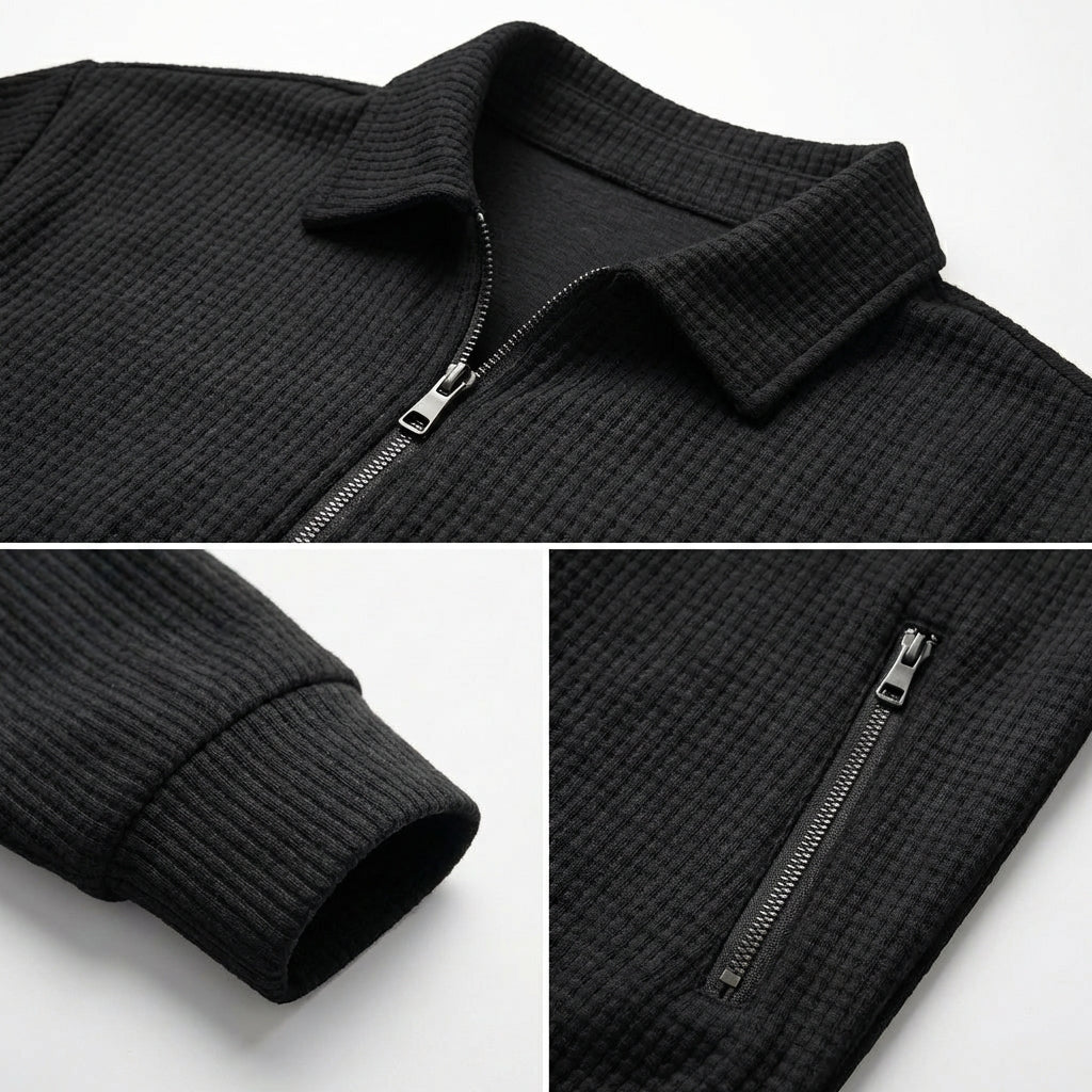 Fiorenzuola Waffle Texture Jacket
