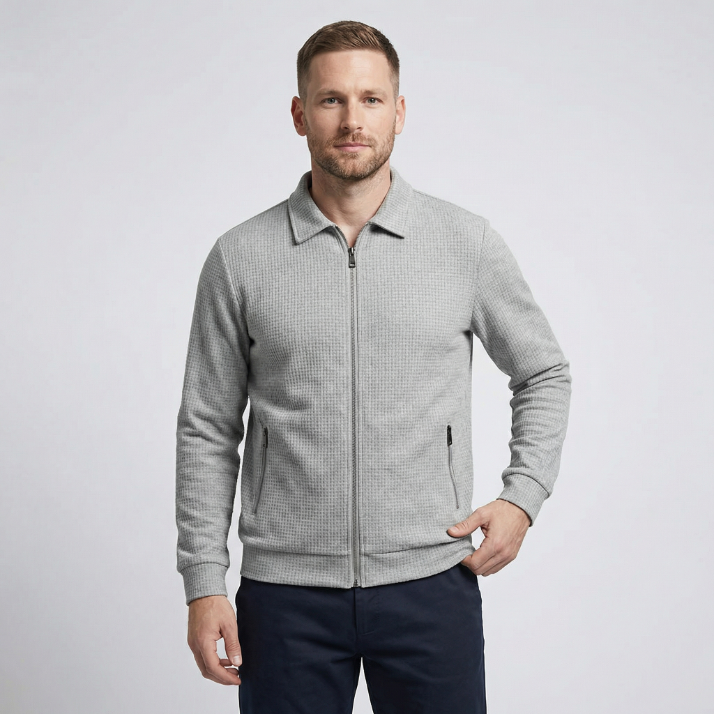 Fiorenzuola Waffle Texture Jacket