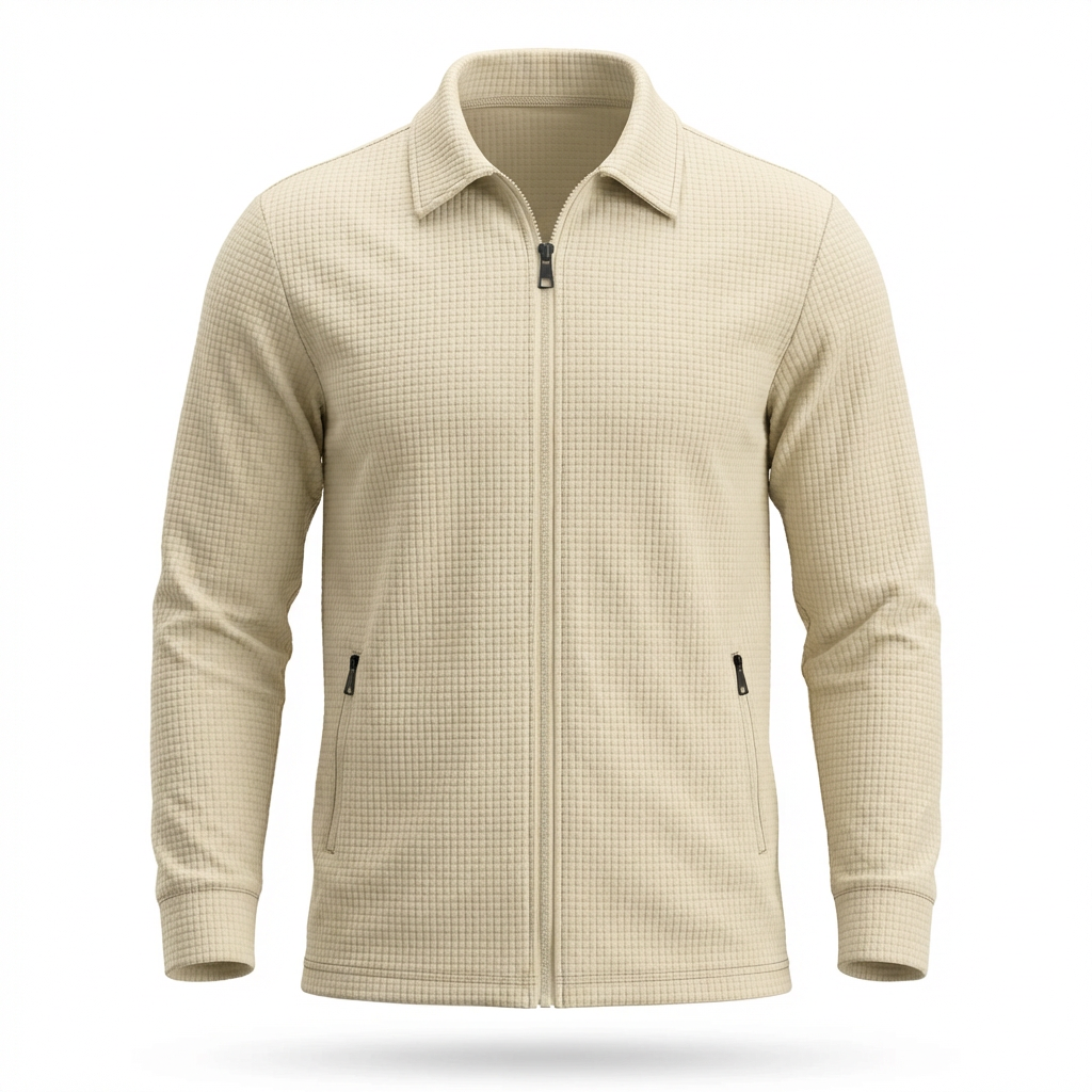 Fiorenzuola Waffle Texture Jacket