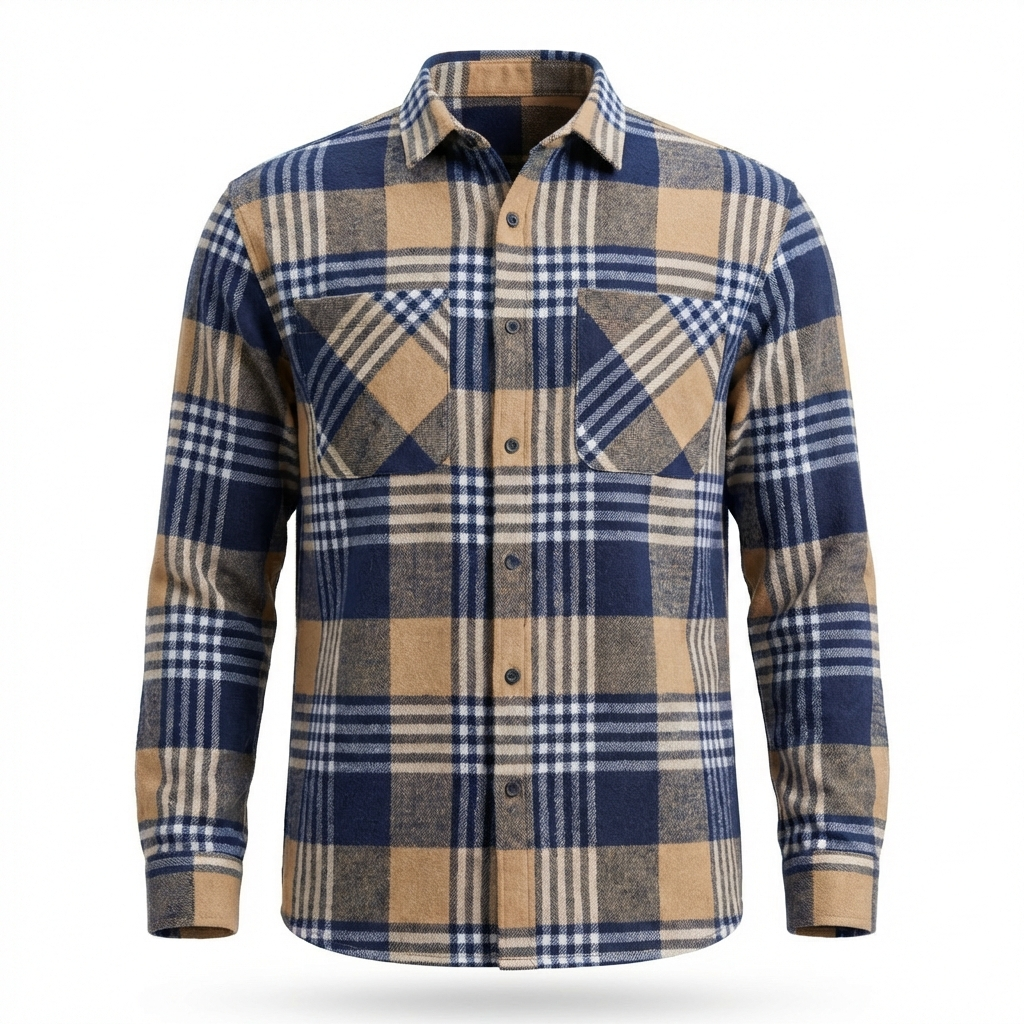 Firenze Plaid Long Sleeve Shirt