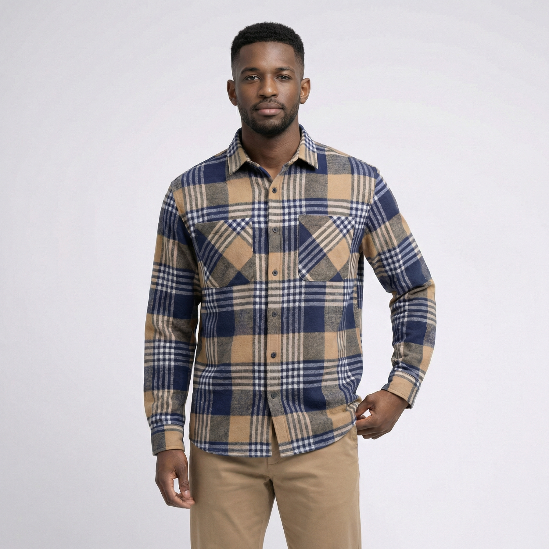 Firenze Plaid Long Sleeve Shirt