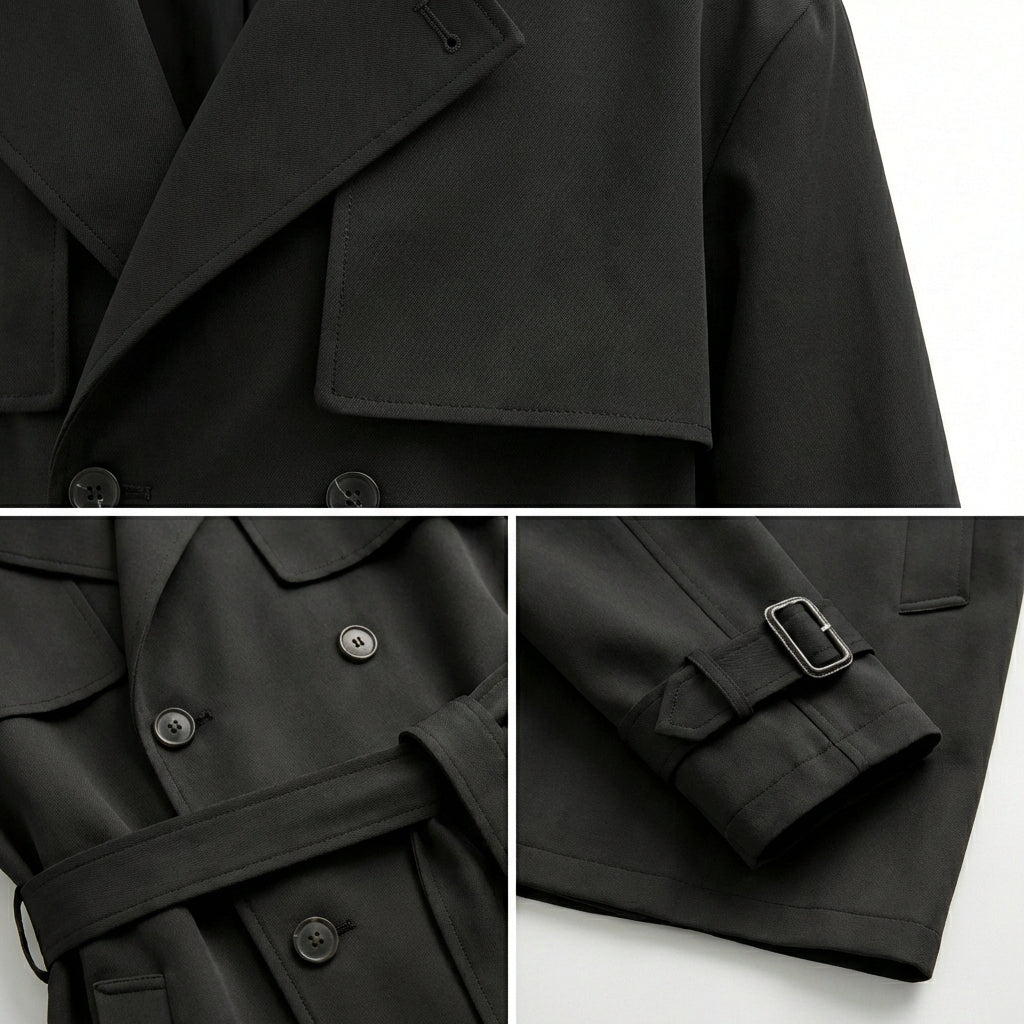 Florence Double-Breasted Trench Coat