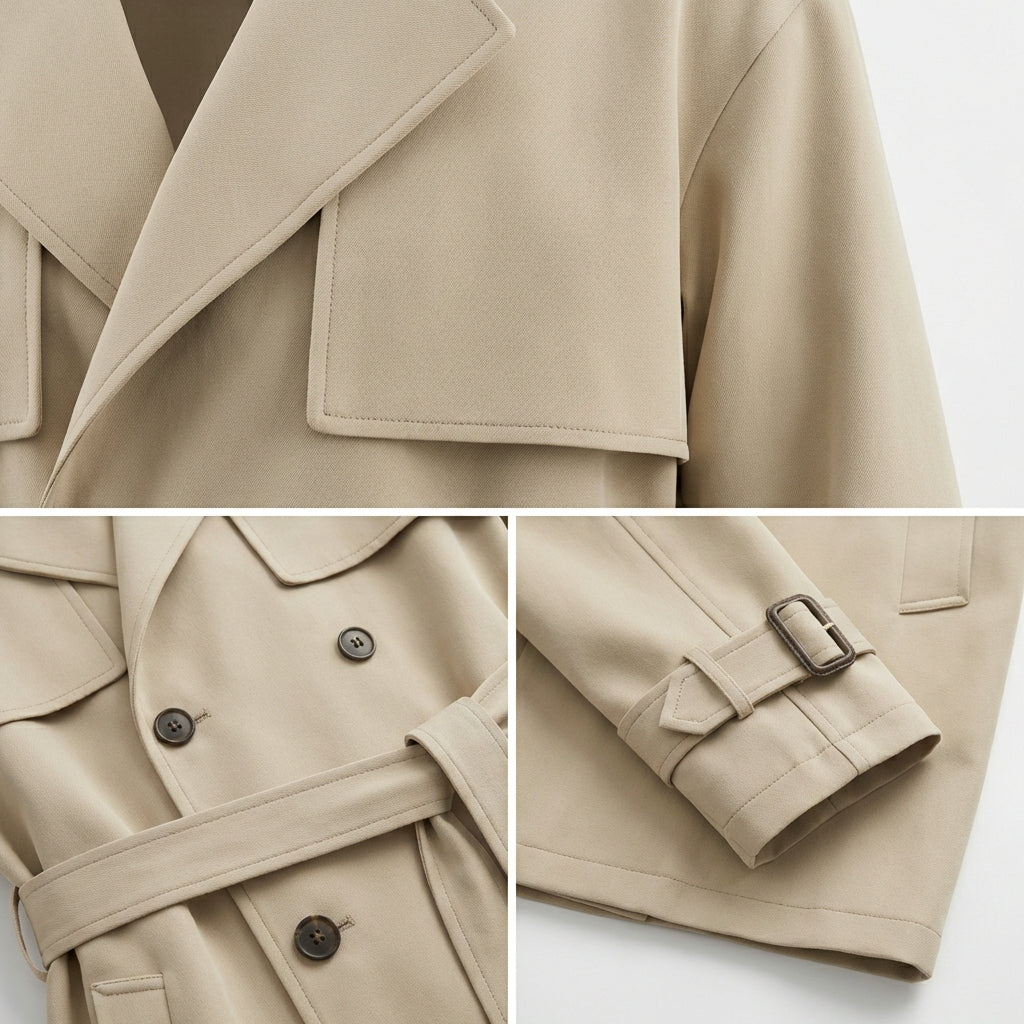 Florence Double-Breasted Trench Coat