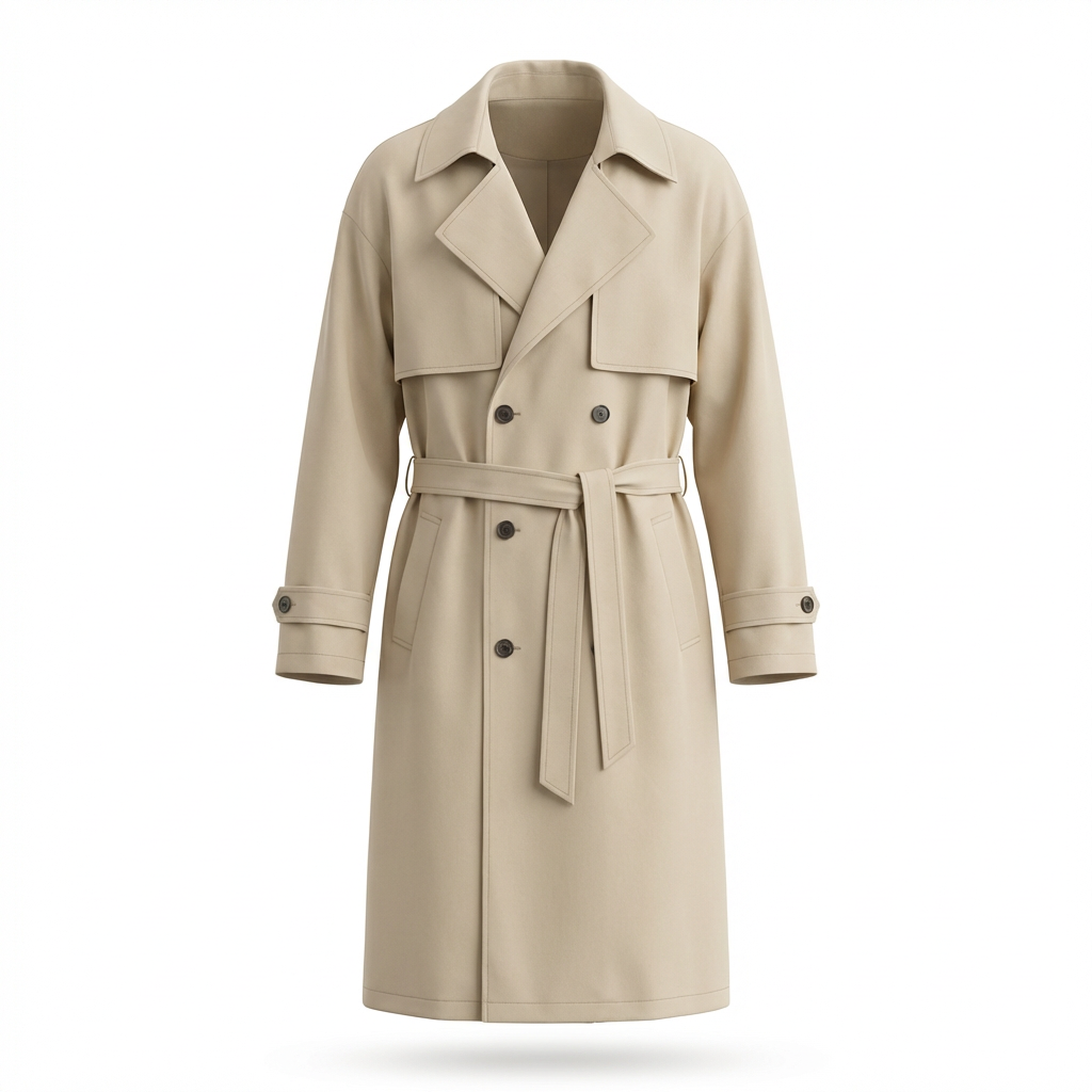 Florence Double-Breasted Trench Coat