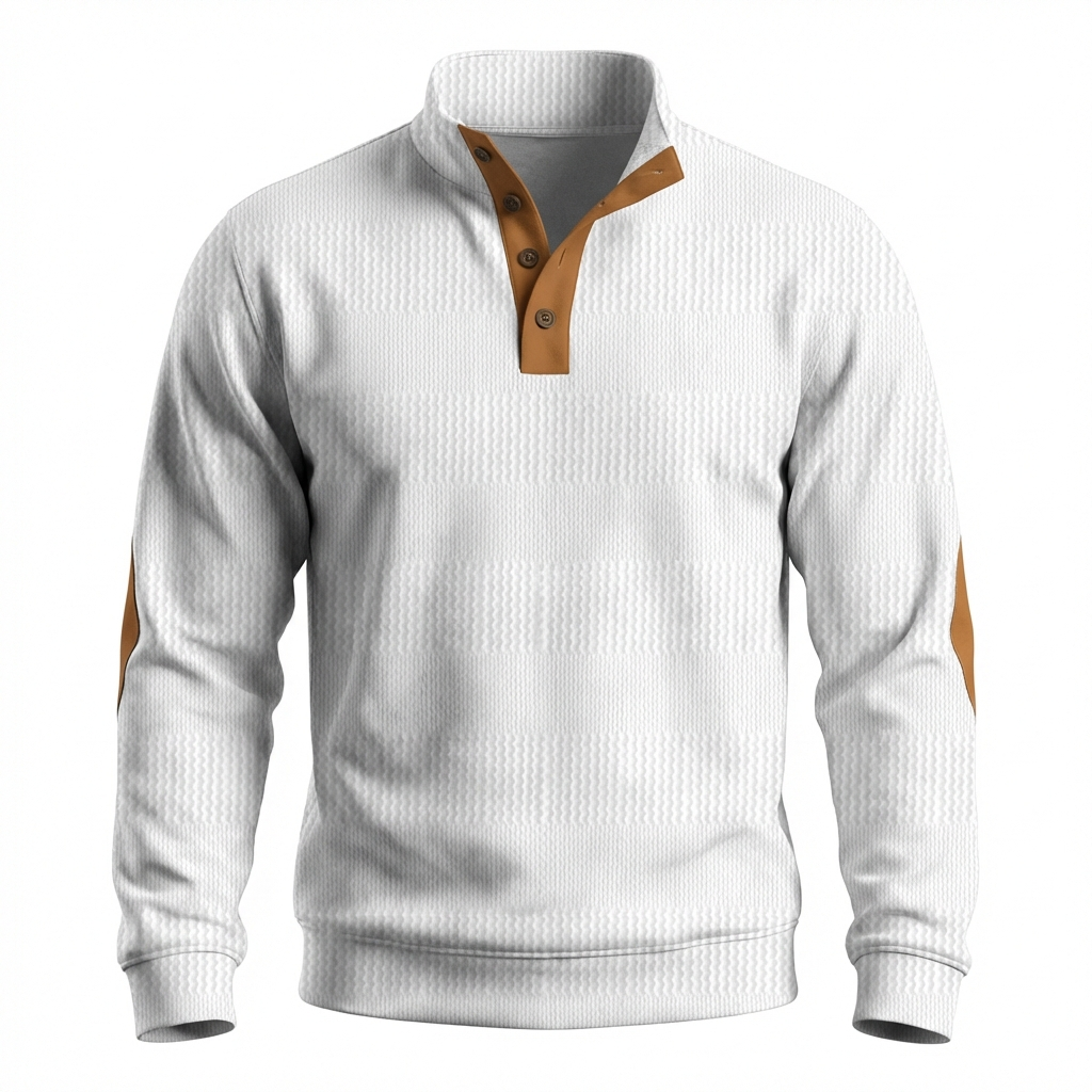 Gavelli Button Placket Sweatshirt