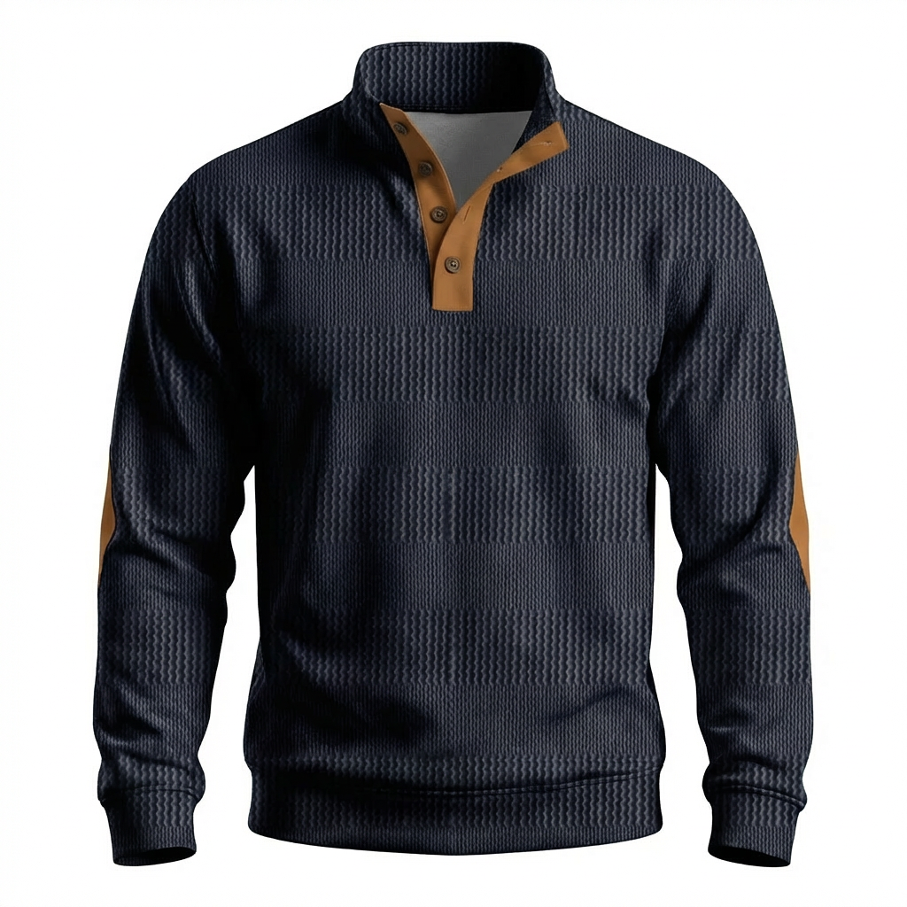 Gavelli Button Placket Sweatshirt