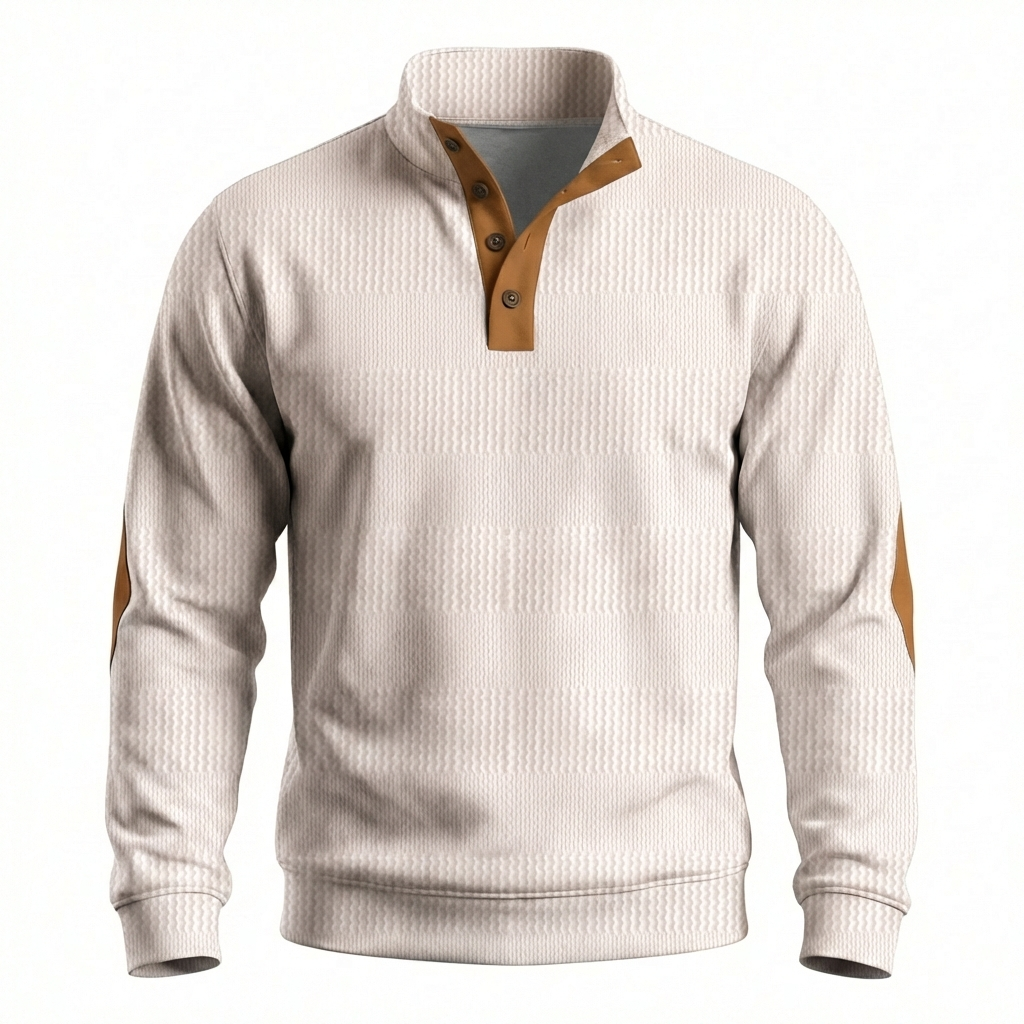 Gavelli Button Placket Sweatshirt