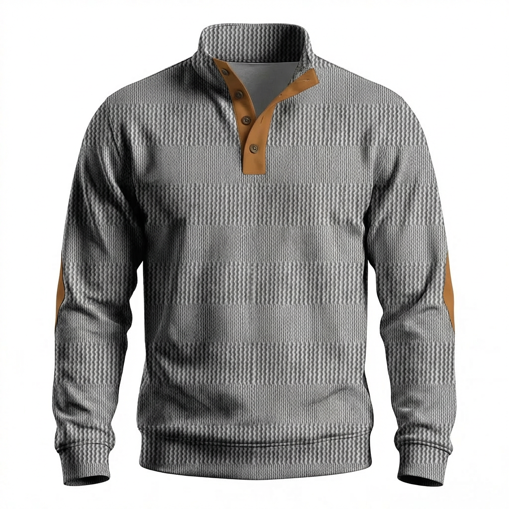 Gavelli Button Placket Sweatshirt