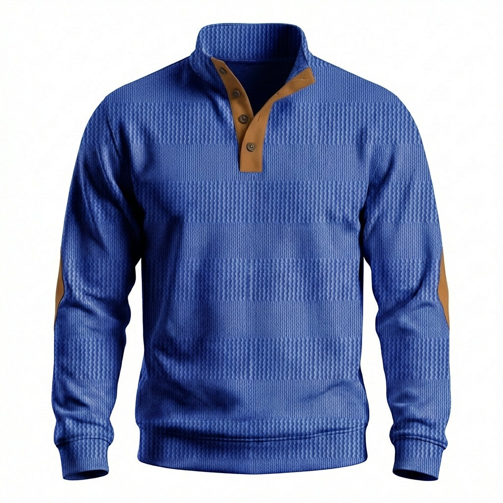 Gavelli Button Placket Sweatshirt