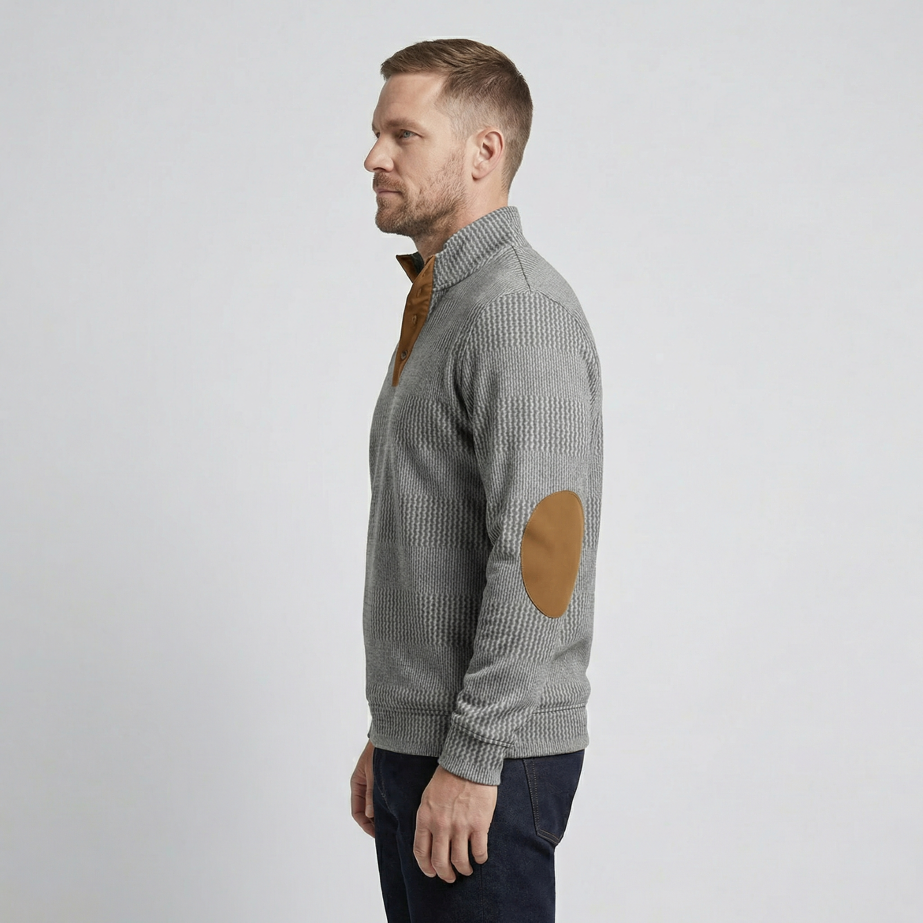 Gavelli Button Placket Sweatshirt