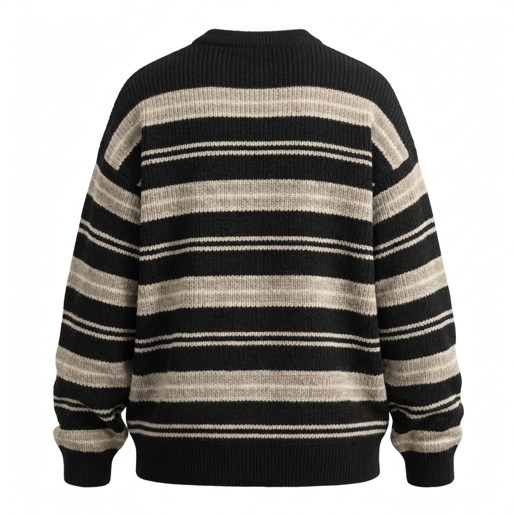 Genova Striped Knit Pullover