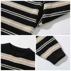 Genova Striped Knit Pullover