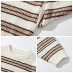 Genova Striped Knit Pullover