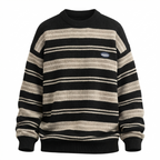 Genova Striped Knit Pullover