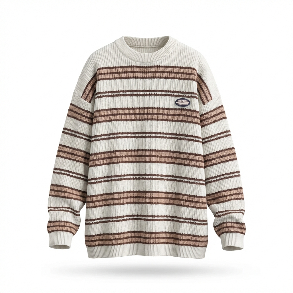 Genova Striped Knit Pullover