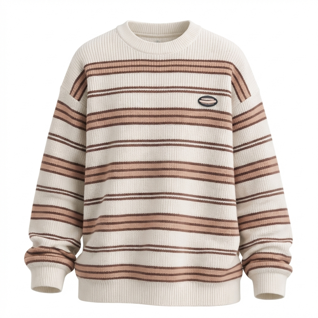 Genova Striped Knit Pullover
