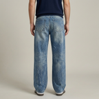 Giorgio Washed Wide Leg Jean