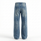 Giorgio Washed Wide Leg Jean