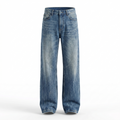 Giorgio Washed Wide Leg Jean