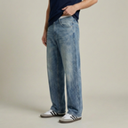 Giorgio Washed Wide Leg Jean
