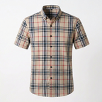 Giovanni Check Button Shirt