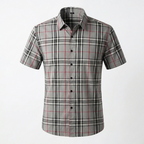 Giovanni Check Button Shirt