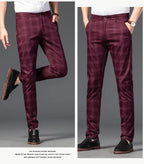 Udine Plaid Tailored Pant